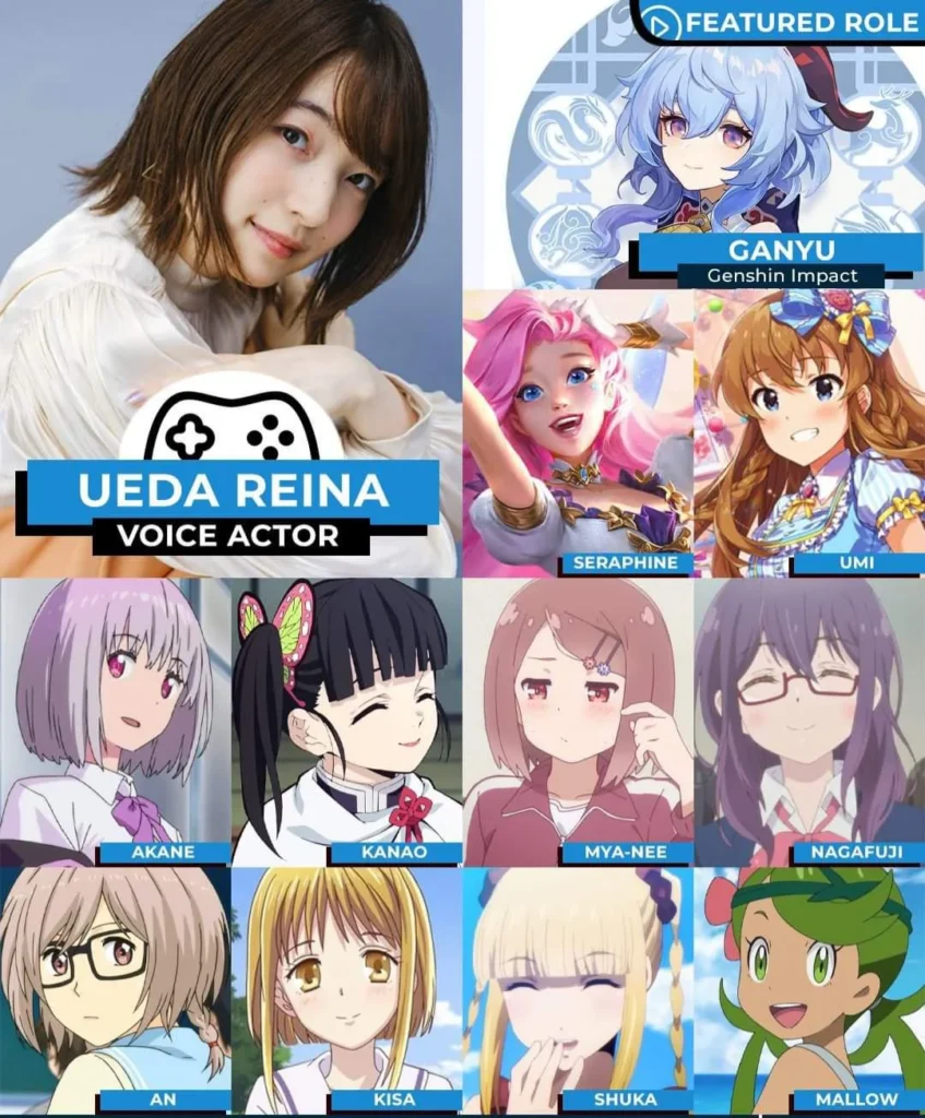 Voice Actress Reina Ueda (Ganyu - Genshin Impact / Anime style) – A Playful Deep Dive